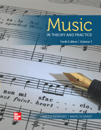 Cover image: Music in Theory and Practice Volume 1 10th edition 9781260055825