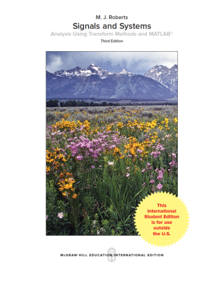 Cover image: ISE Signals and Systems 3rd edition 9781260083606