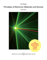 صورة الغلاف: Principles of Electronic Materials and Devices 4th edition 9781259253553