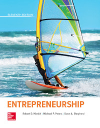 Cover image: Entrepreneurship 11th edition 9781260043730