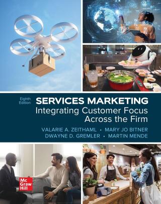Cover image: Services Marketing: Integrating Customer Focus Across the Firm 8th edition 9781260260526