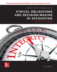 Titelbild: Ethical Obligations and Decision Making in Accounting: Text and Cases ISE 5th edition 9781260565454