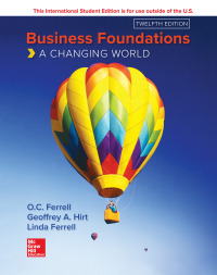 Cover image: Business Foundations ISE 12th edition 9781260565805