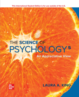 Cover image: ISE The Science of Psychology: An Appreciative View 5th edition 9781260547948