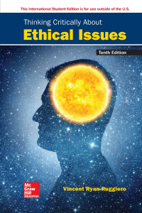 Imagen de portada: Thinking Critically About Ethical Issues 10th edition 9781260566345