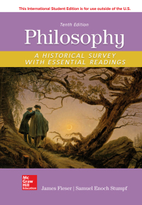 Cover image: ISE Philosophy: A Historical Survey with Essential Readings 10th edition 9781260566338