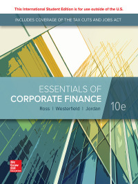 表紙画像: Essentials of Corporate Finance 10th edition 9781260565560