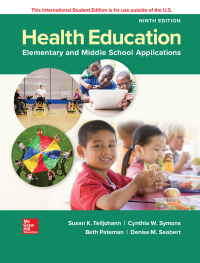Cover image: Health Education: Elementary and Middle School Applications 9th edition 9781260566277
