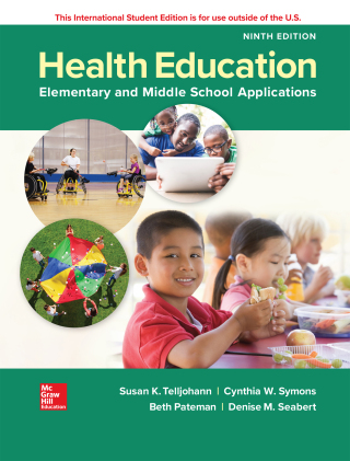 Cover image: ISE Health Education: Elementary and Middle School Applications 9th edition 9781260566277