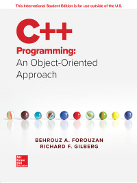 Cover image: C  Programming: An Object-Oriented Approach 1st edition 9781260547726