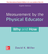 Cover image: Measurement by the Physical Educator: Why and How 8th edition 9781260566291