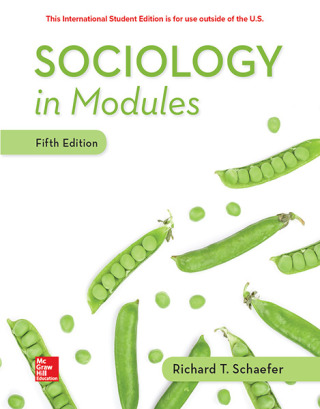 Imagen de portada: Sociology in Modules ISE 5th edition 9781260565720