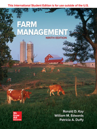 Imagen de portada: Farm Management 9th edition 9781260566413