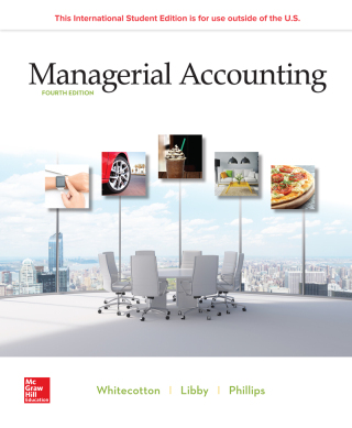 Imagen de portada: Managerial Accounting ISE 4th edition 9781260565447