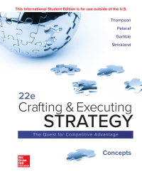 صورة الغلاف: Crafting and Executing Strategy: Concepts ISE 22nd edition 9781260565935
