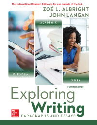 表紙画像: ISE Exploring Writing: Paragraphs and Essays 4th edition 9781260547740