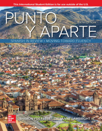 Imagen de portada: ISE Punto y aparte 6th edition 9781260566185