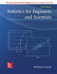 Imagen de portada: Statistics for Engineers and Scientists 5th edition 9781260547887
