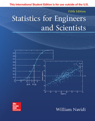 Cover image: ISE Statistics for Engineers and Scientists 5th edition 9781260547887