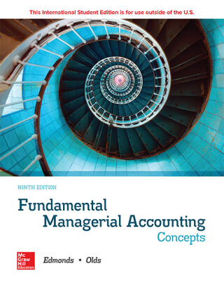 Cover image: Fundamental Managerial Accounting Concepts ISE 9th edition 9781260565485