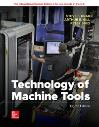 表紙画像: Technology of Machine Tools 8th edition 9781260565782