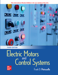 Cover image: Electric Motors and Control Systems 3rd edition 9781260570144