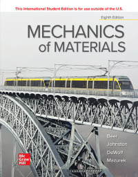 Cover image: Mechanics of Materials 8th edition 9781260569971