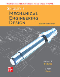 Imagen de portada: Online Access for Shigley's Mechanical Engineering Design 11th edition 9781260569995