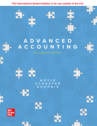 Cover image: Advanced Accounting ISE 14th edition 9781260579413