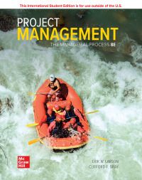Titelbild: Project Management: The Managerial Process 8th edition 9781260570434