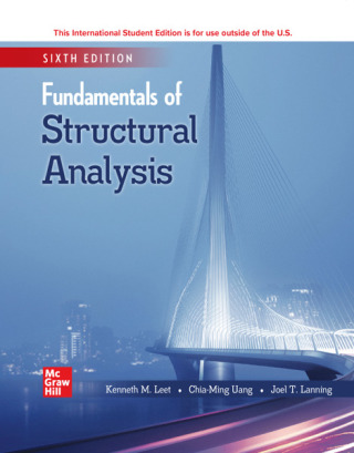 Cover image: ISE Fundamentals of Structural Analysis 6th edition 9781260570441