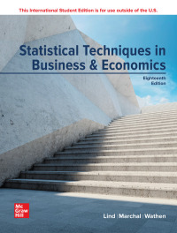 Imagen de portada: Statistical Techniques in Business and Economics 18th edition 9781260570489
