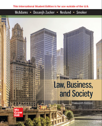 Imagen de portada: Law Business and Society ISE 13th edition 9781264977260