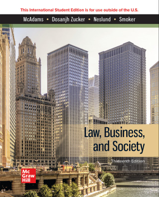 Cover image: Law Business and Society ISE 13th edition 9781264977260