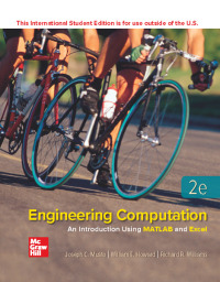 Cover image: ISE Engineering Computation: An Introduction Using MATLAB and Excel 2nd edition 9781260570717