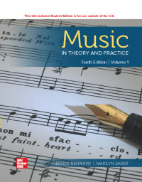 表紙画像: Music in Theory and Practice, Volume 1 10th edition 9781260571028