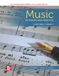 صورة الغلاف: Music in Theory and Practice, Volume 2 10th edition 9781260571035