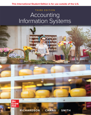 Cover image: ISE Accounting Information Systems 3rd edition 9781260571080