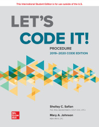 表紙画像: Let's Code It! Procedure 2019-2020 Code Edition ISE 2nd edition 9781260589832