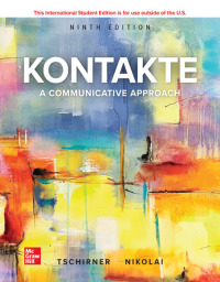 Cover image: Kontakte 9th edition 9781260575514
