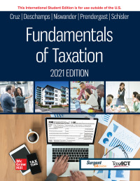 صورة الغلاف: Fundamentals of Taxation 2021 Edition ISE 14th edition 9781260590555