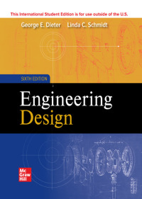 Cover image: Engineering Design 6th edition 9781260575279