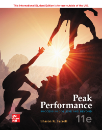 Cover image: Peak Performances 10e 11th edition 9781260575484