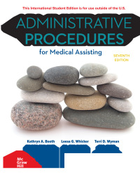 Cover image: ISE Medical Assisting: Administrative Procedures 7th edition 9781260566567