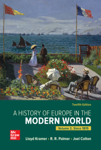 Cover image: A History of Europe in the Modern World, Volume 2 12th edition 9781260687279