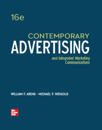 Cover image: Contemporary Advertising 16th edition 9781260259308
