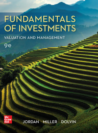 Cover image: Fundamentals of Investments: Valuation and Management 9th edition 9781260013979