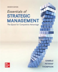 Cover image: Essentials of Strategic Management: The Quest for Competitive Advantage 7th edition 9781260261547