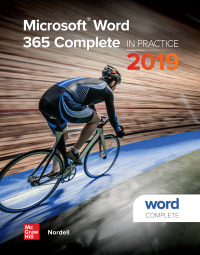 Cover image: Microsoft Word 365 Complete: In Practice, 2019 Edition 1st edition 9781260818185