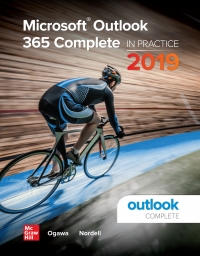 Imagen de portada: Microsoft Outlook 365 Complete: In Practice, 2019 Edition 1st edition 9781260818697
